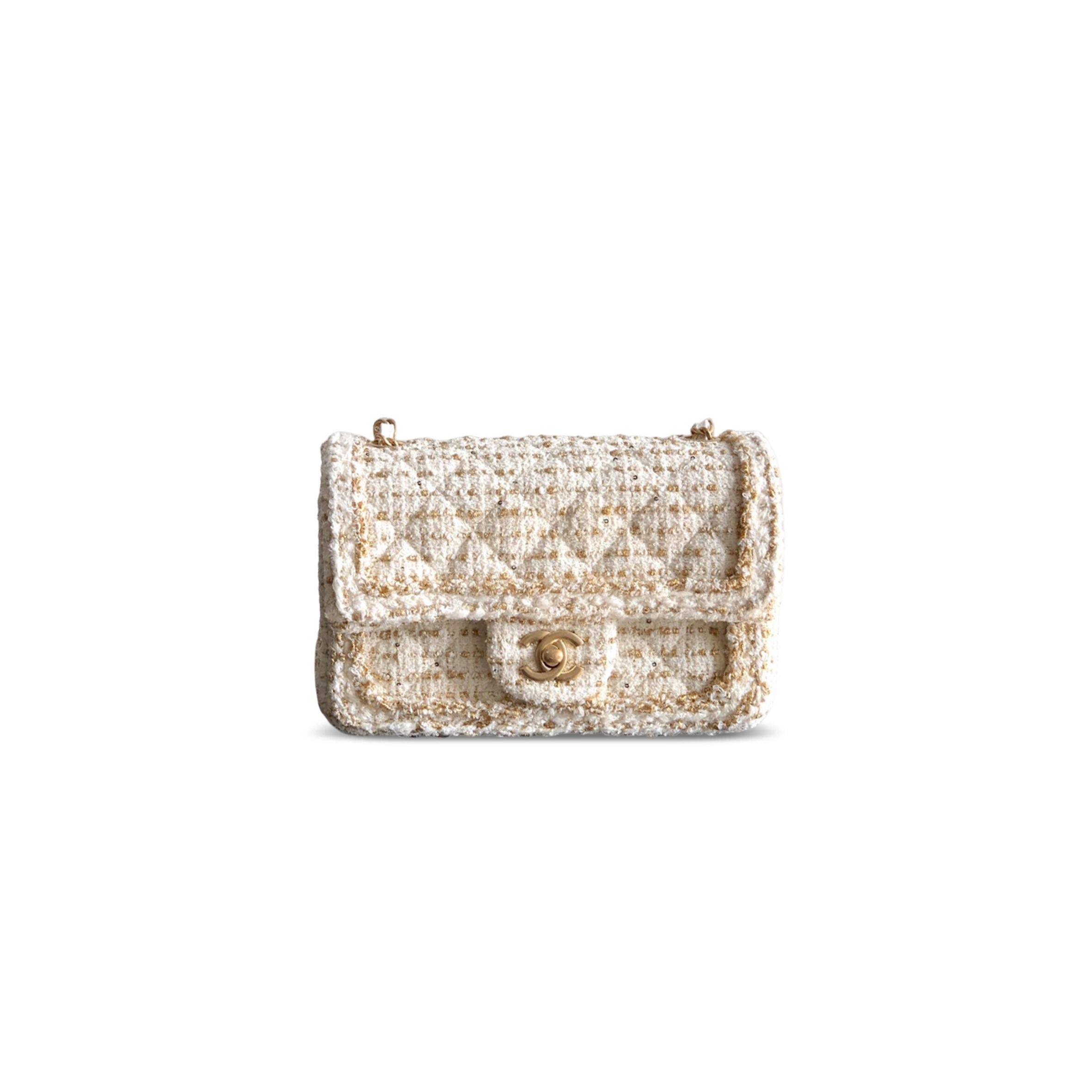 CHANEL MINI CLASSIC 11.12 HANDBAG (20*12*6cm)
